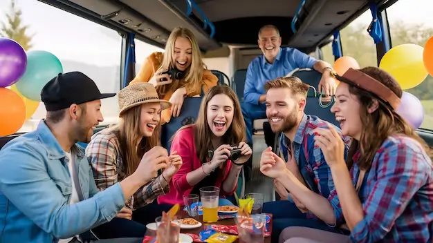 wine tours party bus
