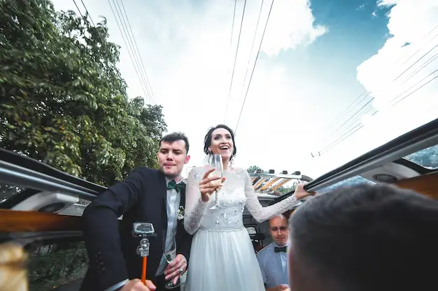 wedding bus rental in Huntington Beach