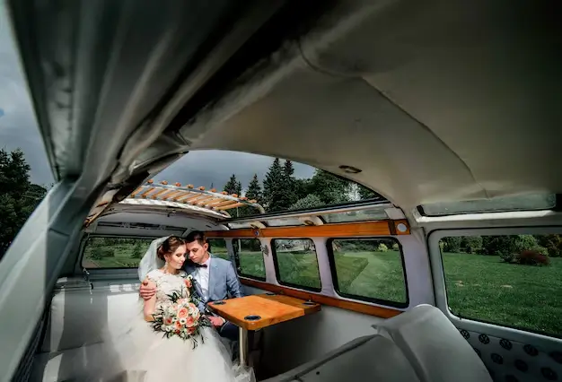best wedding party bus rental